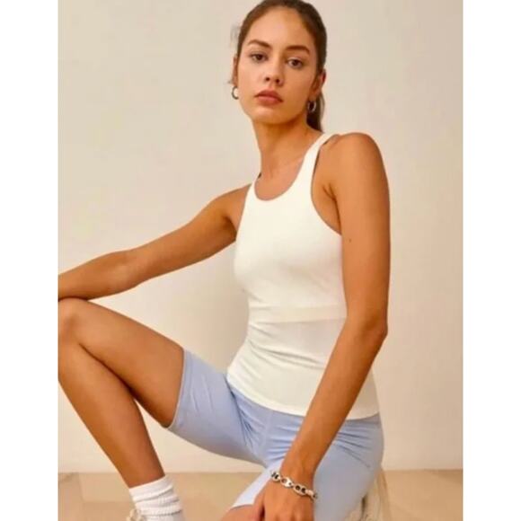 Reformation white eco move tank - Picture 1 of 5